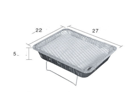 Parrilla Portátil de Carbón BBQ Compacta para Jardín y Camping - Image 6