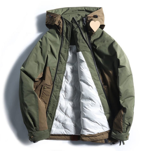 Chaqueta de Plumas con Doble Cremallera y Diseño de Vanguardia - Image 3