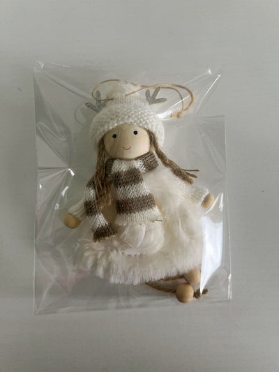 Muñeca Decorativa Navideña con Astas y Alas de Ángel - Image 16