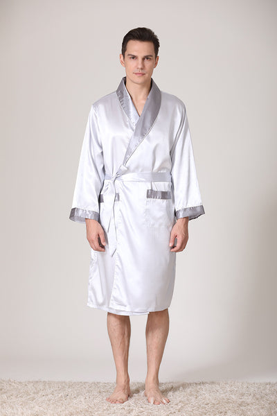 Bata de Seda para Hombre - Cómoda y Elegante para Verano - Image 10