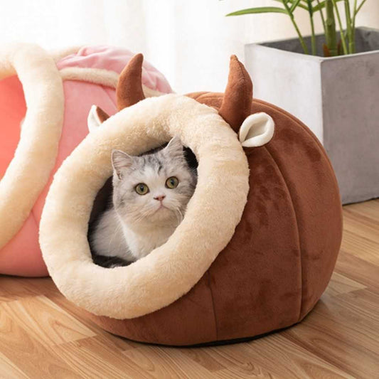 Cama Felina Térmica Multiestación - Diseño Cerrado para Todas las Estaciones - Image 2