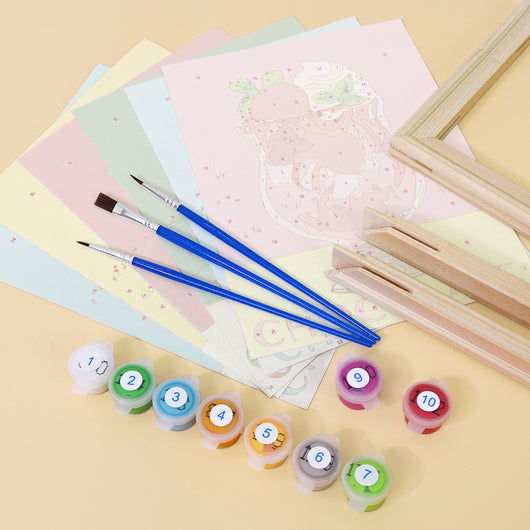 Kit de Pintura al Óleo Digital DIY - Paisajes y Flores - Image 36