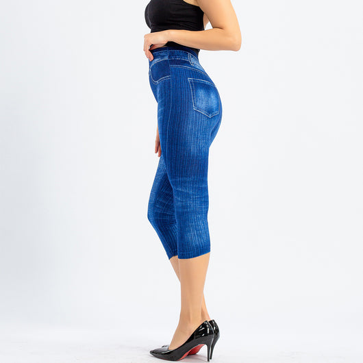 Jeans Slim Fit Levanta Glúteos con Estampado y Tela Elástica - Image 12