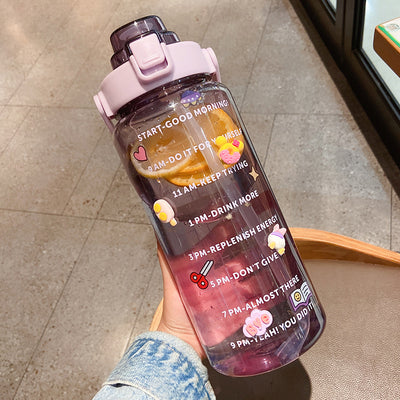 Botella Deportiva 2000ml con Popote - Resistente al Calor Extremo - Image 8