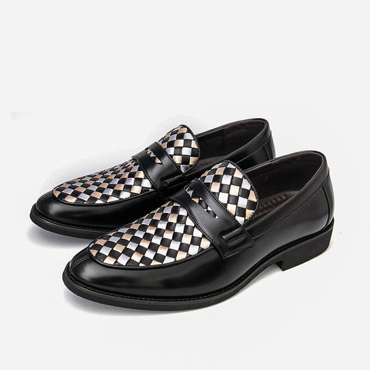 Zapatos de Cuero Casual con Punta Afilada para Hombre - Image 5