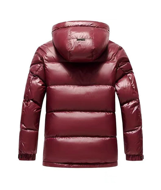 Chaqueta de Plumón Invierno Hombre con Grafeno - Abrigo Térmico Impermeable Negro y Dorado - Image 11