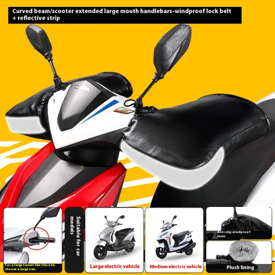 Guantes Térmicos Impermeables para Motocicleta Eléctrica con Forro Polar - Image 21