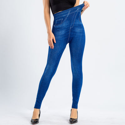 Leggins sin Costuras Estilo Denim con Efecto Levantador - Image 22