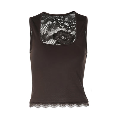 Musculosa Patchwork Ajustada y Sensual para Invierno - Image 5