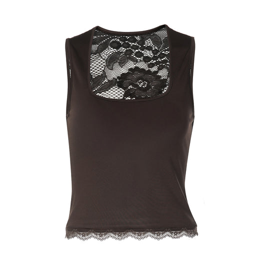 Musculosa Patchwork Ajustada y Sensual para Invierno - Image 5