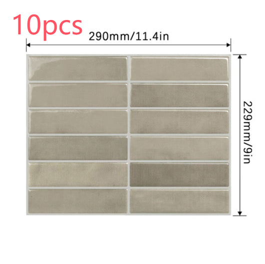 Adhesivo de Pared 3D Estéreo Resistente al Agua y Calor - Papel Tapiz Autoadhesivo para Cocina y Baño - Image 40