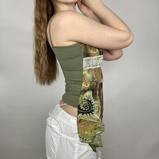Chaleco Estampado Vintage con Tirantes - Image 3