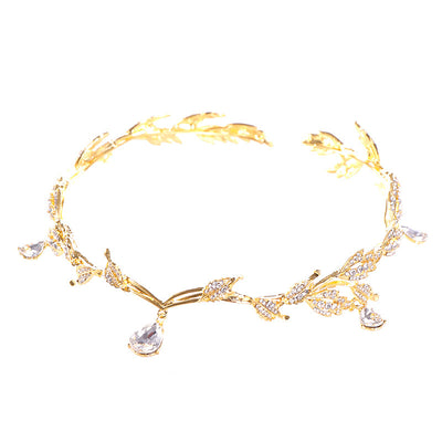 Corona Dorada para Novia - Diadema de Boda Elegante - Image 6