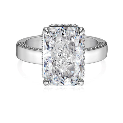 Anillo de Plata 925 con Circonita 8A y Diseño Floral Tallado - Joyería Étnica Premium - Image 2