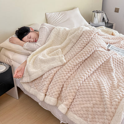 Manta de Lana Merino Tejida Gruesa - Confort Premium para el Hogar - Image 3