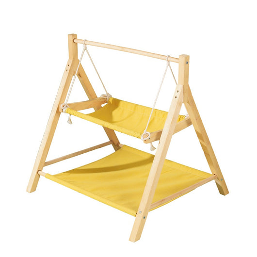 Hamaca Doble para Gatos de Madera - Cama Térmica 4 Estaciones - Image 5
