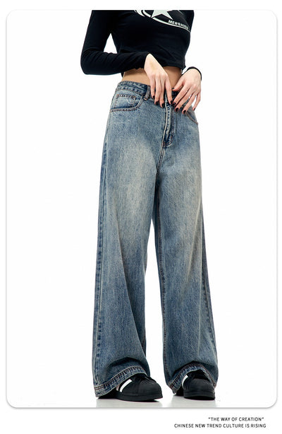 Jeans Americanos Holgados Azul Lavado - Image 13