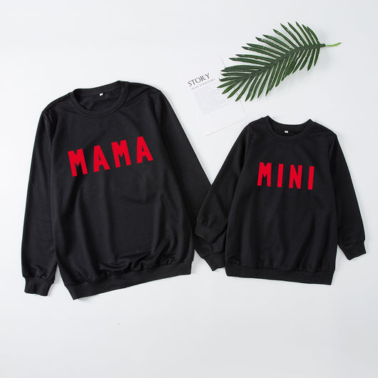 Sudadera Familiar a Juego con Estampado de Letras Otoño - Image 4