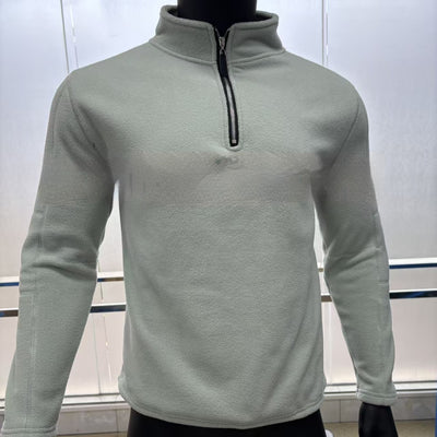 Suéter Casual de Cuello Alto con Cierre Frontal para Hombre - Otoño Invierno - Image 3