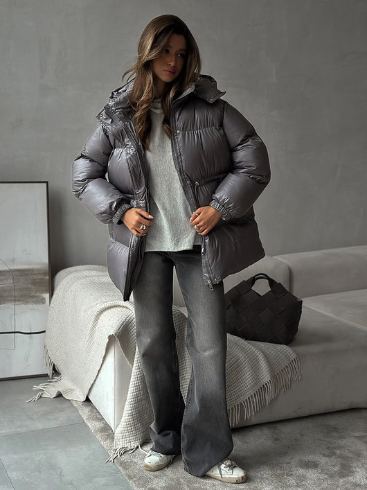 Chaqueta Térmica Acolchada con Capucha y Cierre - Image 24