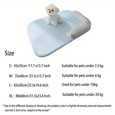 Cama Refrescante para Mascotas con Diseño Monstruo Adorable - Cojín Transpirable Antideslizante - Image 7