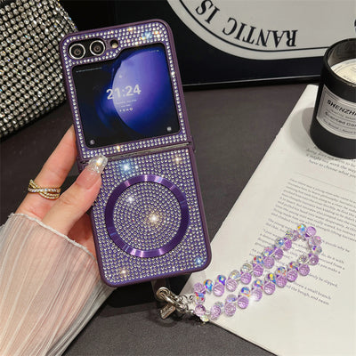 Cargador Inalámbrico Plegable con Funda Magnética y Correa de Transporte - Image 5