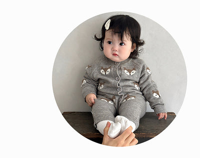 Mameluco Tejido para Bebé con Diseño de Animales en Lana - Image 13