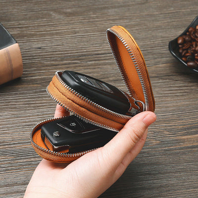 Cartera Organizadora de Cuero para Llaves y Accesorios de Auto - Image 11