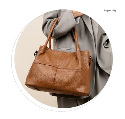 Bolso Tote de Cuero Suave para Mujer - Bolsa Mensajero Profesional - Image 25