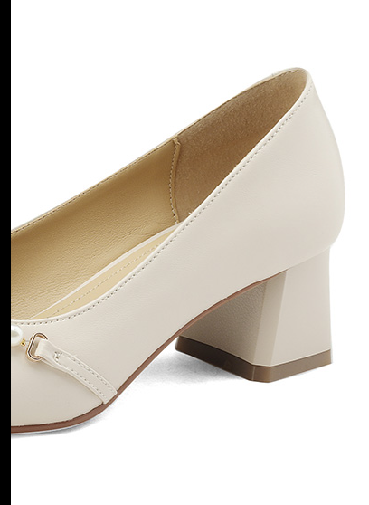 Zapatos de Dama Elegantes con Perlas Decorativas - Image 12