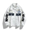 Chaqueta Motociclista Americana Acolchada de Algodón para Hombre - Otoño e Invierno