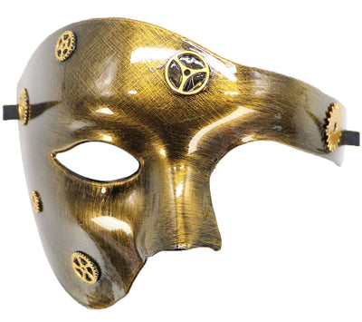 Antifaz Elegante Vintage de Medio Rostro con Un Solo Ojo - Image 17