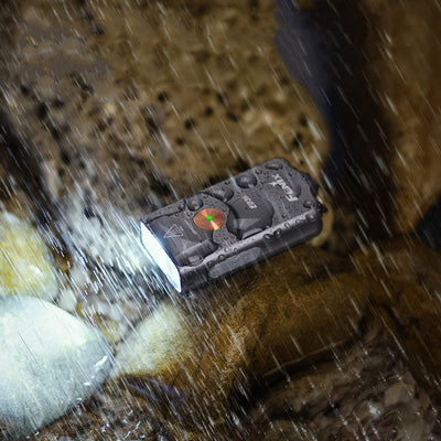 Linterna LED Recargable USB-C Mini para Llavero - EDC de Emergencia