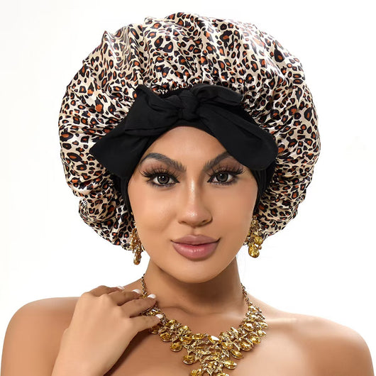 Gorro de Seda con Moño Elástico - Diseño Liso y Elegante - Image 12