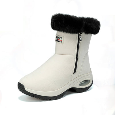 Botas Cortas de Caña Media con Suela Gruesa y Forro Cálido para Mujer - Image 12