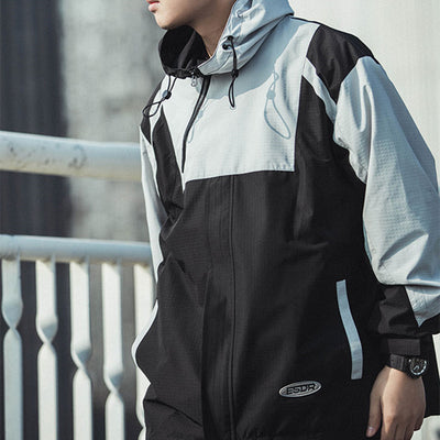 Chamarra Hoodie Oversize con Cierre Diagonal y Bolsillos Funcionales - Image 7