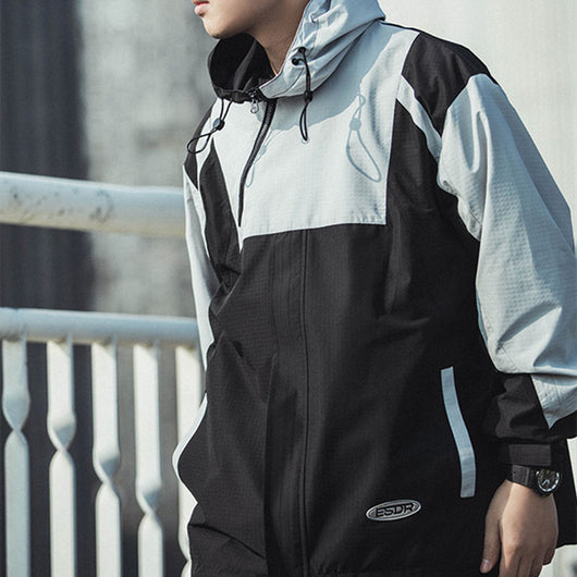 Chamarra Hoodie Oversize con Cierre Diagonal y Bolsillos Funcionales - Image 7