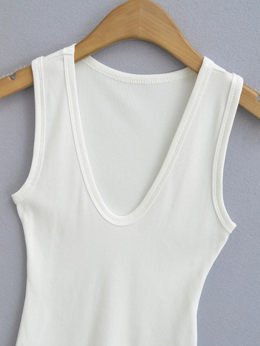 Top Corto Escote en U Profundo para Mujer - Image 15