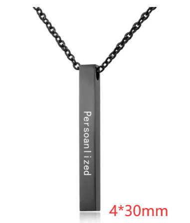 Collar Cilindro Acero Inoxidable Personalizado con Nombre - Image 17