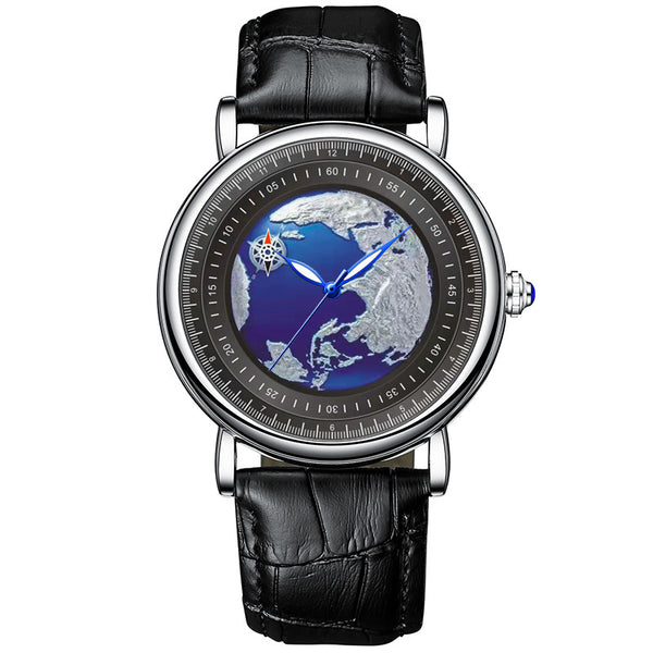 Reloj Deportivo Hombre 3D Tierra Acuático - Cuarzo Premium - Image 5