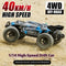 Auto Control Remoto 4x4 Todoterreno de Alta Velocidad con Ruedas Grandes
