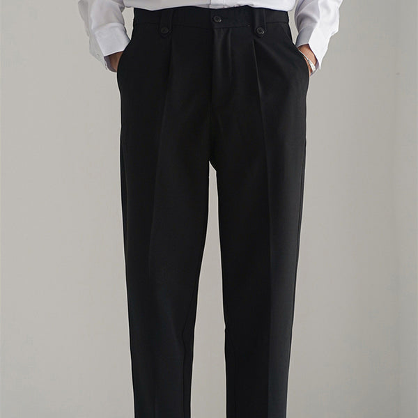 Pantalones Casuales Holgados de Corte Recto Tres Cuartos para Hombre - Image 4