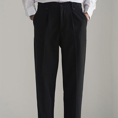 Pantalones Casuales Holgados de Corte Recto Tres Cuartos para Hombre - Image 4
