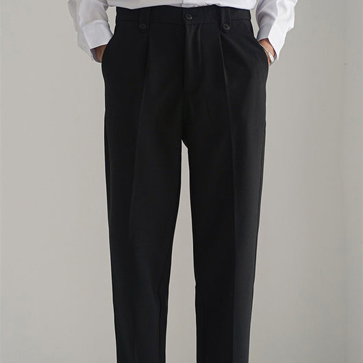 Pantalones Casuales Holgados de Corte Recto Tres Cuartos para Hombre - Image 4