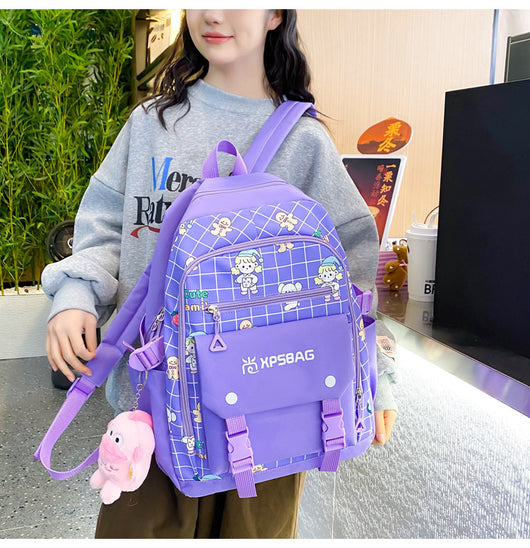 Mochila Escolar Primaria para Niñas - Set de Cuatro Piezas - Image 13