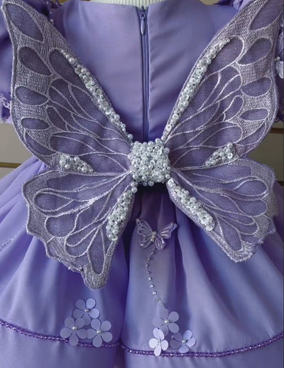 Vestido de Gala Infantil para Presentaciones de Piano y Cumpleaños - Image 8