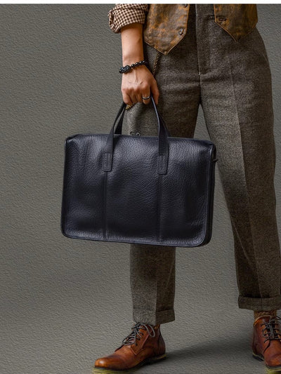 Bolso Ejecutivo de Cuero Grueso para Hombre - Image 15