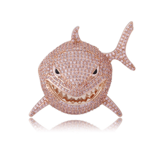 Dije Tiburón Elegante con Circonitas - Image 10