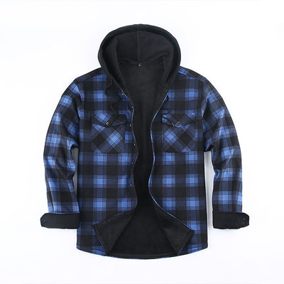Sudadera Térmica con Capucha y Forro Polar Grueso para Hombre - Image 6