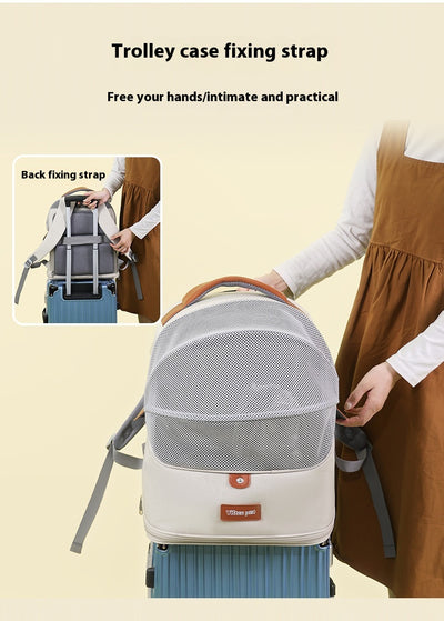Mochila Transportadora Respirable para Gatos de Gran Capacidad Expandible - Image 19